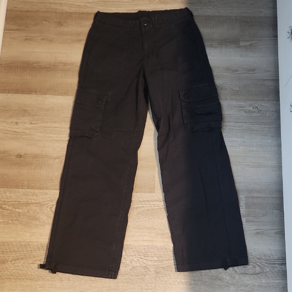 American Eagle Outfitters Black Cargo Pants